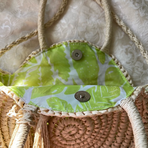 Boho purse from Solid & Strips. Long or short handle with metallic clasp - Picture 5 of 6